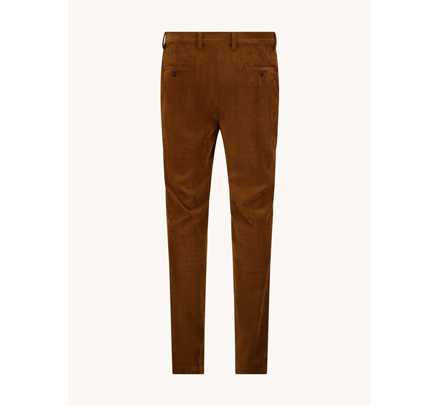 A Fish Named Fred Chino Trouser Rib Cognac (34.204 - 207)