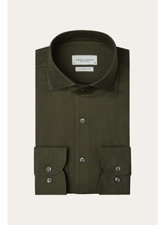 Profuomo Overhemd Japanse Knitted One Piece Army (PPXH30023B)