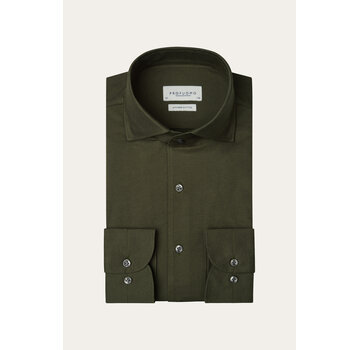 Profuomo Profuomo Overhemd Japanse Knitted One Piece Army (PPXH30023B)