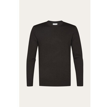Profuomo Profuomo Pullover Crew Neck Dark Brown (PPXJ30001E)