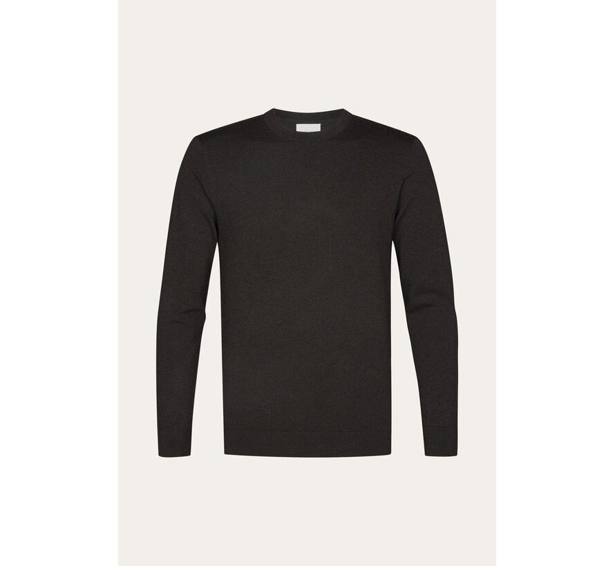 Profuomo Pullover Crew Neck Dark Brown (PPXJ30001E)