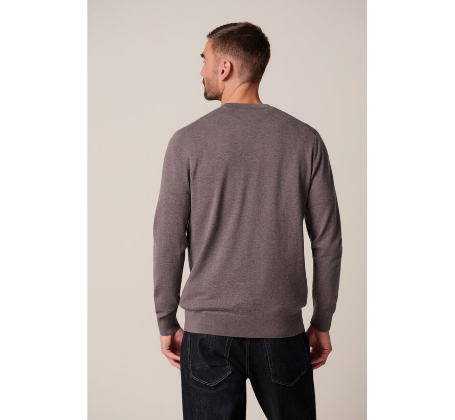 Profuomo Pullover Crew Neck Aubergine (PPXJ30001E)