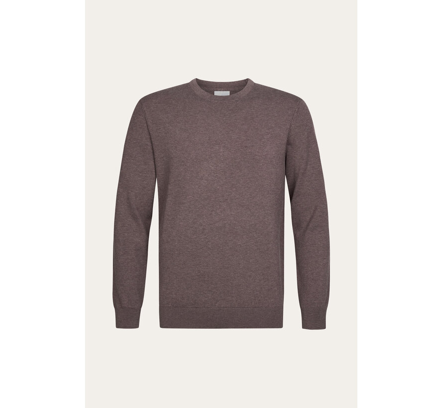 Profuomo Pullover Crew Neck Aubergine (PPXJ30001E)