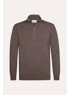 Profuomo Profuomo Half Zip Pullover Aubergine (PPXJ30002D)