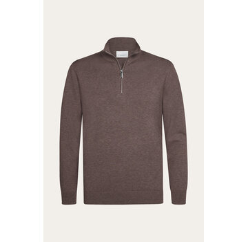 Profuomo Profuomo Half Zip Pullover Aubergine (PPXJ30002D)