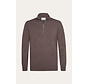 Profuomo Half Zip Pullover Aubergine (PPXJ30002D)