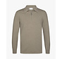 Profuomo Polo Longsleeve Half Zip Beige (PPXJ30006D)