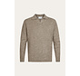 Profuomo Polo Open Longsleeve Brown (PPXJ30017A)