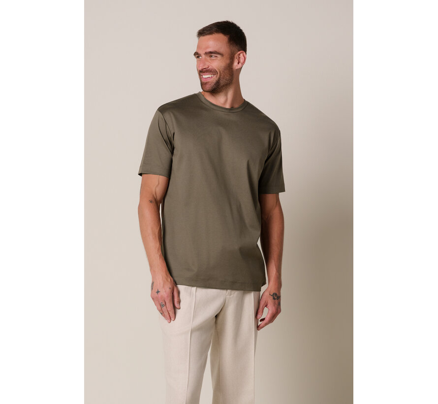 Profuomo T-Shirt Pima Cotton Taupe (PPXT30002I)