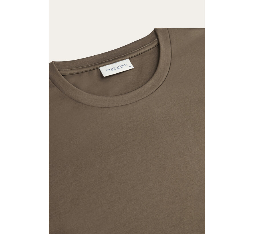 Profuomo T-Shirt Pima Cotton Taupe (PPXT30002I)