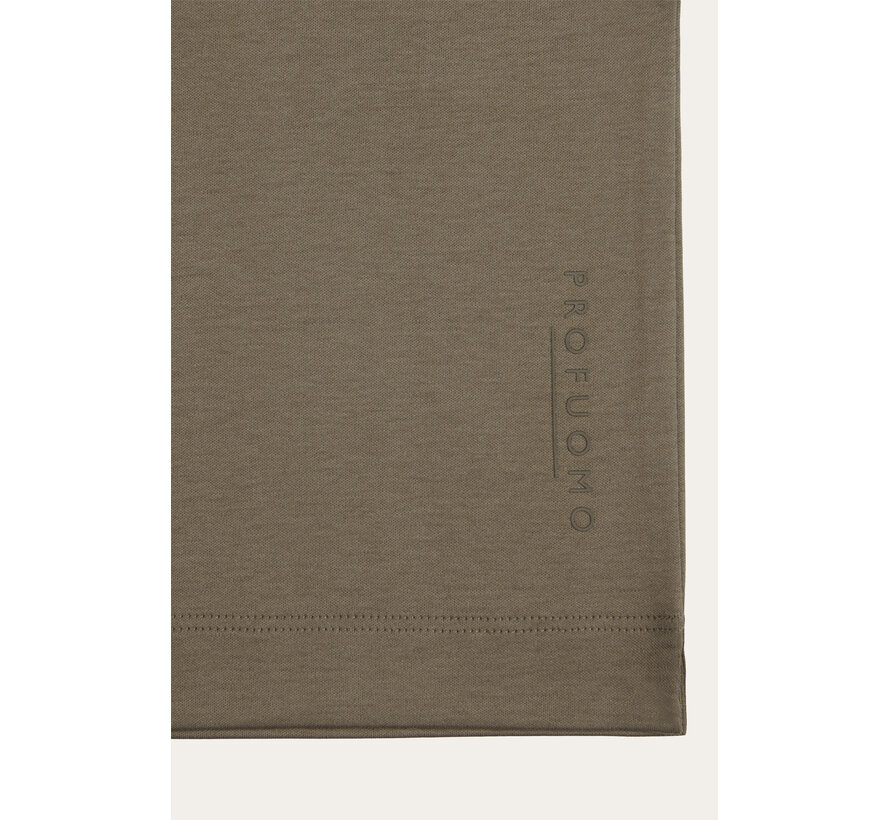 Profuomo T-Shirt Pima Cotton Taupe (PPXT30002I)