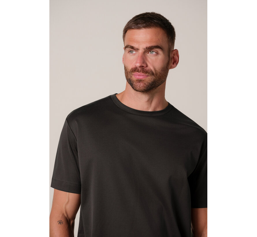 Profuomo T-Shirt Pima Cotton Dark Brown (PPXT30002H)