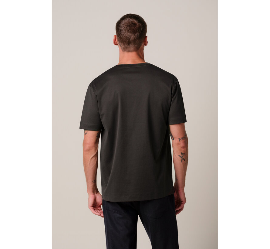 Profuomo T-Shirt Pima Cotton Dark Brown (PPXT30002H)