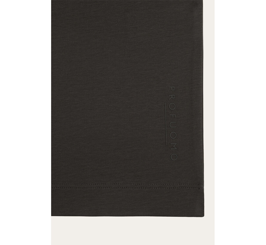 Profuomo T-Shirt Pima Cotton Dark Brown (PPXT30002H)