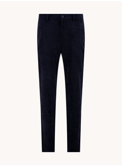 A Fish Named Fred A Fish Named Fred Chino Trouser Rib Navy (34.204 - 604)