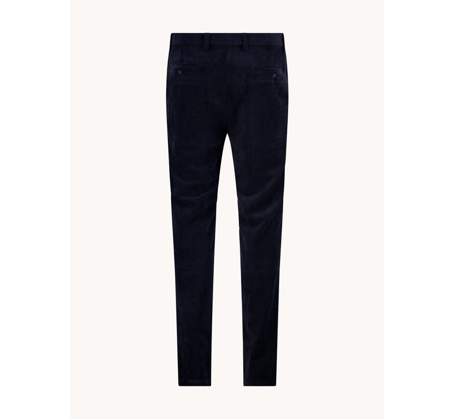 A Fish Named Fred Chino Trouser Rib Navy (34.204 - 604)