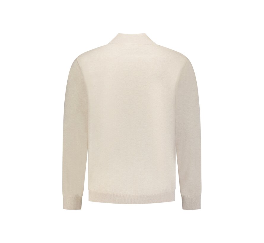 No Excess Pullover Turtle Neck Melange Stone (33210815 - 014)