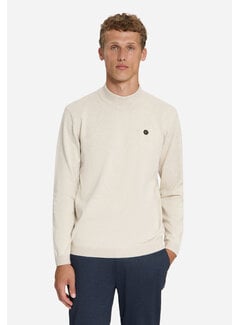 No Excess No Excess Pullover Turtle Neck Melange Stone (33210815 - 014)