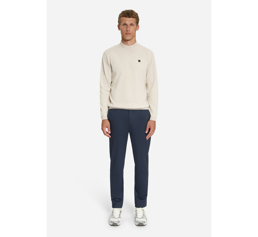 No Excess Pullover Turtle Neck Melange Stone (33210815 - 014)