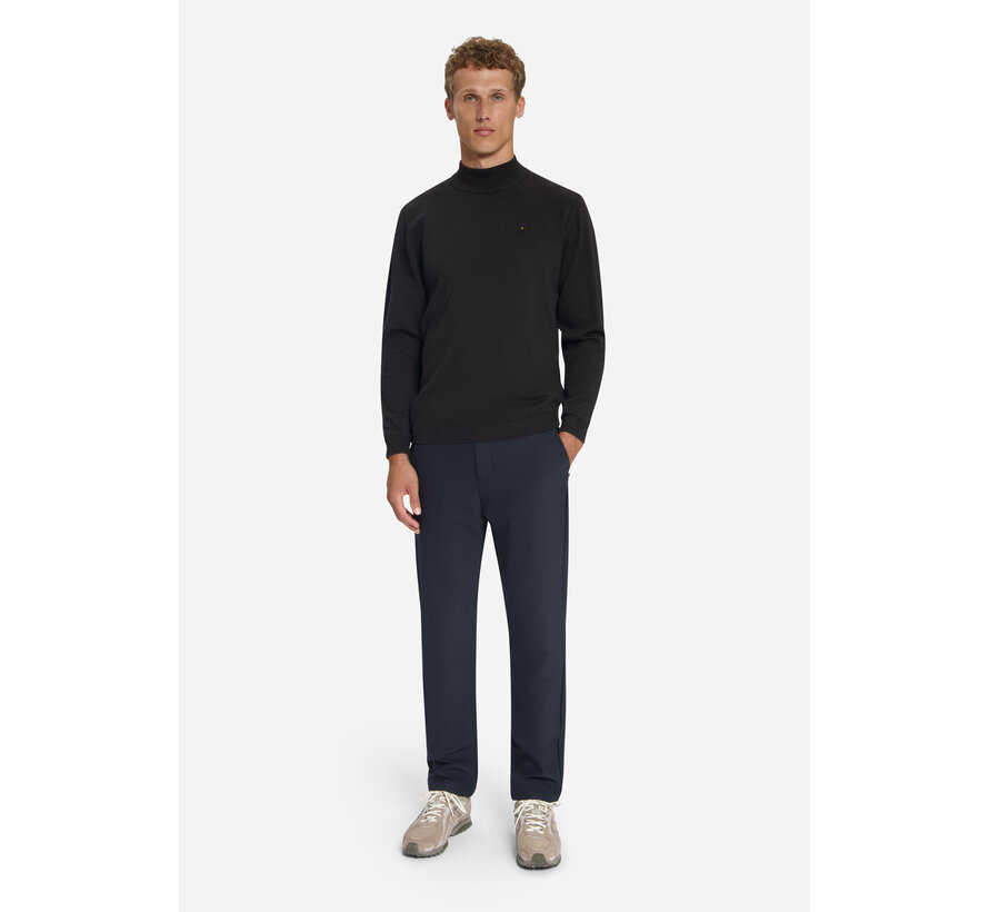 No Excess Pullover Turtle Neck Melange Dark Brown (33210815 - 042)