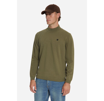 No Excess No Excess Pullover Turtle Neck Melange Moss (33210815 - 152)