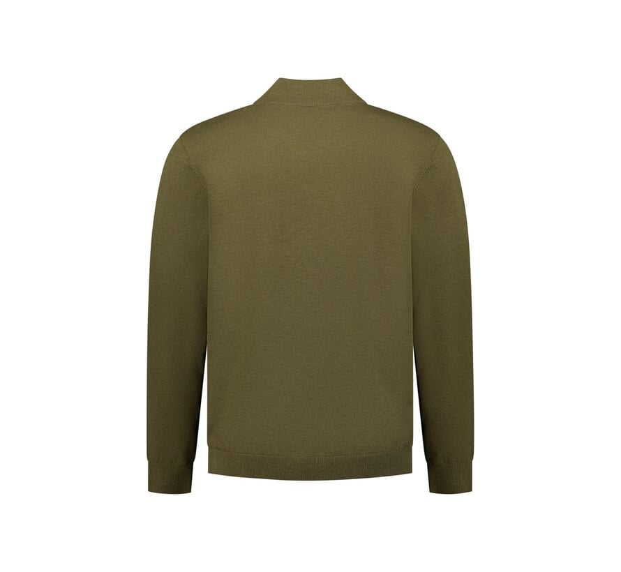 Pullover Turtle Neck Melange Moss (33210815 - 152)