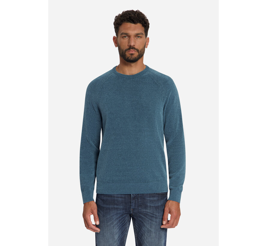 No Excess Pullover Crewneck Light Weight Chenille Light Shadow Blue (33210850SN - 132)
