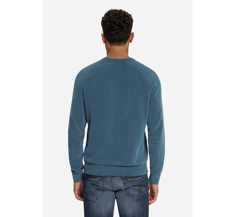 No Excess Pullover Crewneck Light Weight Chenille Light Shadow Blue (33210850SN - 132)