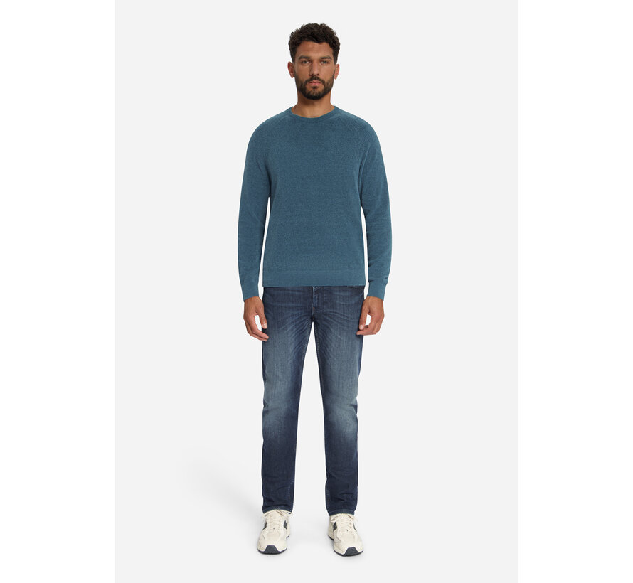 No Excess Pullover Crewneck Light Weight Chenille Light Shadow Blue (33210850SN - 132)