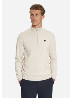 No Excess No Excess Half Zip Pullover Melange Stone (33210895SN - 014)