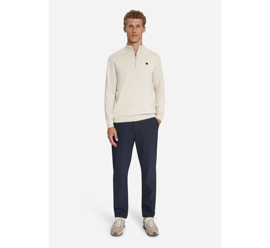 Half Zip Pullover Melange Stone (33210895SN - 014)