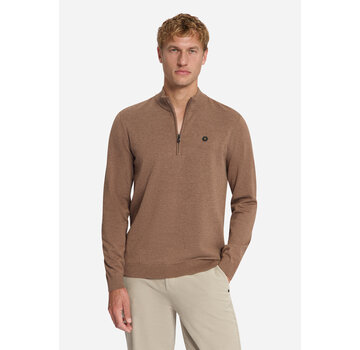 No Excess No Excess Half Zip Pullover Melange Light Brown (33210895SN - 041)