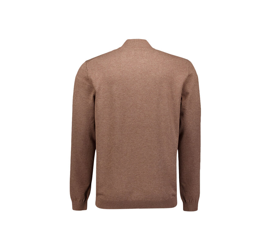 No Excess Half Zip Pullover Melange Light Brown (33210895SN - 041)