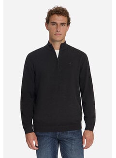 No Excess No Excess Half Zip Pullover Melange Dark Brown (33210895SN - 042)