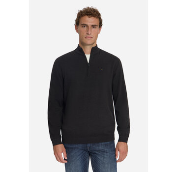 No Excess No Excess Half Zip Pullover Melange Dark Brown (33210895SN - 042)