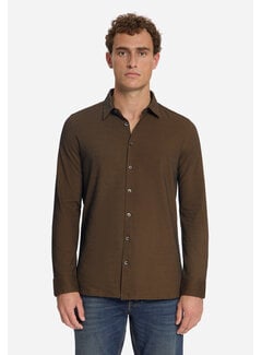 No Excess No Excess Overhemd Shirt Twill Jersey Caramel (33410881 - 048)