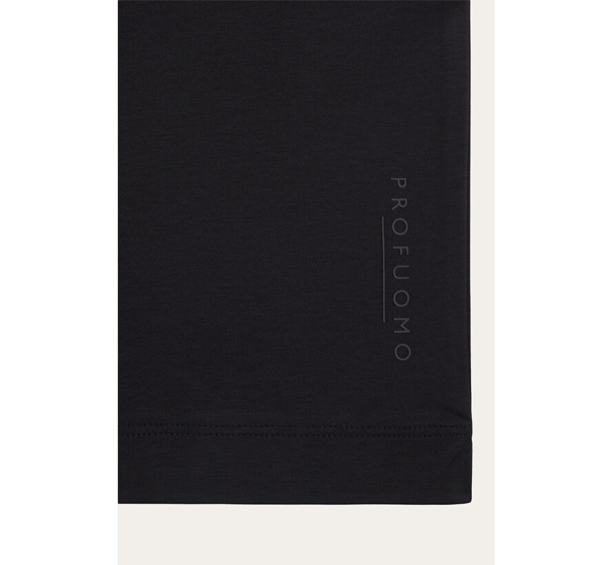 Profuomo T-Shirt Pima Cotton Black (PPXT30002D)