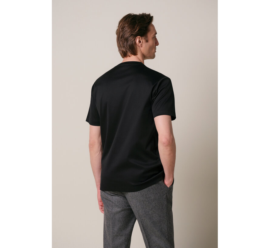 Profuomo T-Shirt Pima Cotton Black (PPXT30002D)