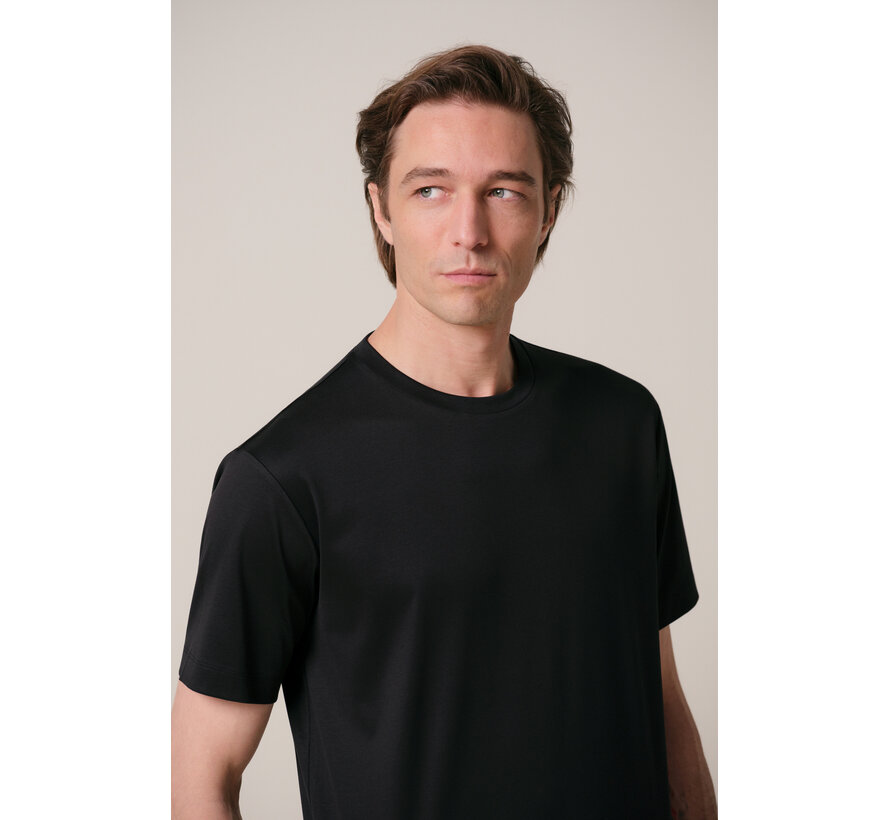 Profuomo T-Shirt Pima Cotton Black (PPXT30002D)