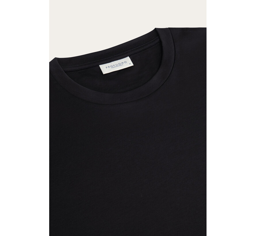 Profuomo T-Shirt Pima Cotton Black (PPXT30002D)