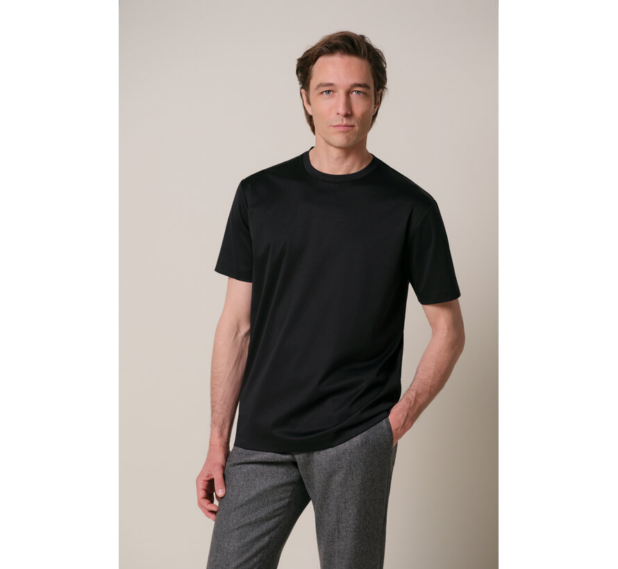 Profuomo T-Shirt Pima Cotton Black (PPXT30002D)