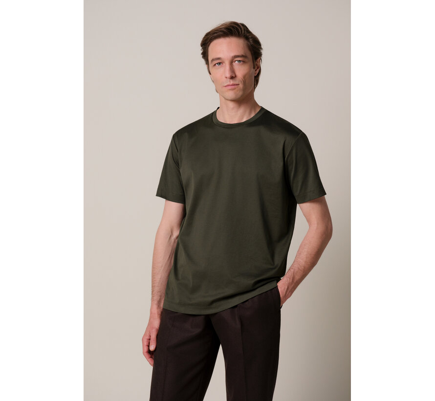Profuomo T-Shirt Pima Cotton Dark Green (PPXT30002F)