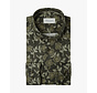 Profuomo Overhemd Slim Fit Cutaway Print Brown (PPXH30018A)