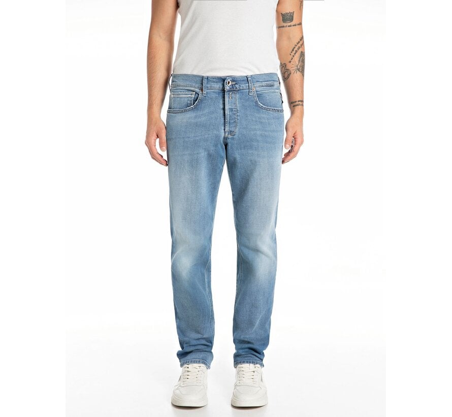 Replay Jeans Grover Straight Fit Light Blue ( M0972 .000.285 204 - C010)