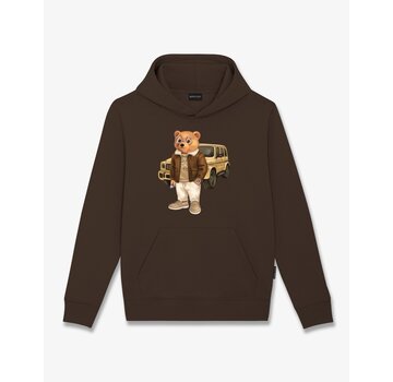 Baron Filou Baron Filou Hooded Sweater FW26 Filou 183 Chocolate Brown