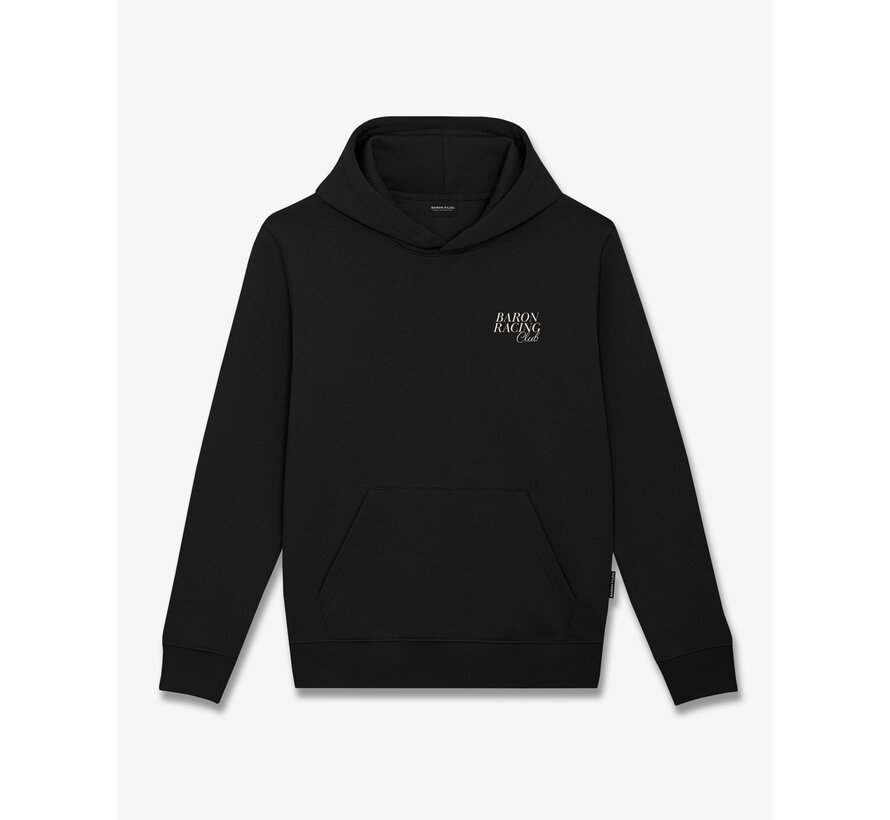 Baron Filou Hooded Sweater FW26 Backprint Filou 187 Speed Never Sleeps Black