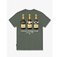 Baron Filou T-S hirt FW26 Oversized Backprint Bottles And Watches Olive Green