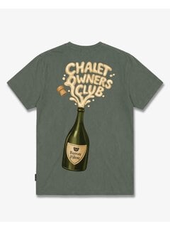 Baron Filou Baron Filou T-Shirt FW26 Oversized Backprint Bottle Olive Green
