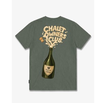 Baron Filou Baron Filou T-Shirt FW26 Oversized Backprint Bottle Olive Green