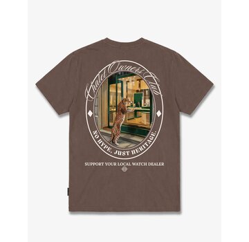 Baron Filou Baron Filou T-Shirt FW26 Oversized Backprint Watch Dealer Chocolate Brown